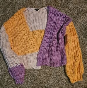 Colorful Knit Women's Sweater